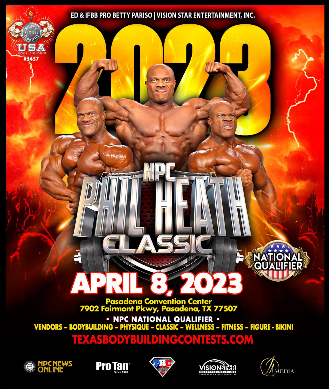 2023 Phil Heath Texas Bodybuilding Contests