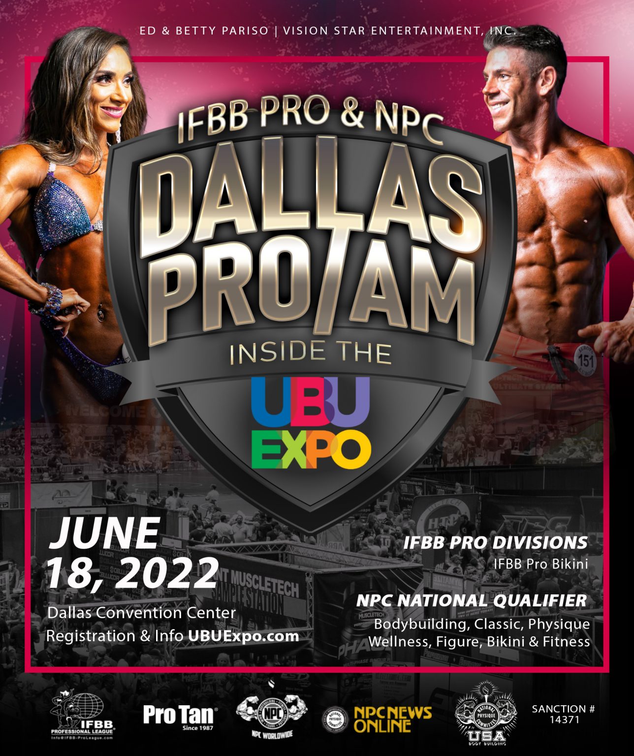 2022 Europa Dallas Texas Bodybuilding Contests