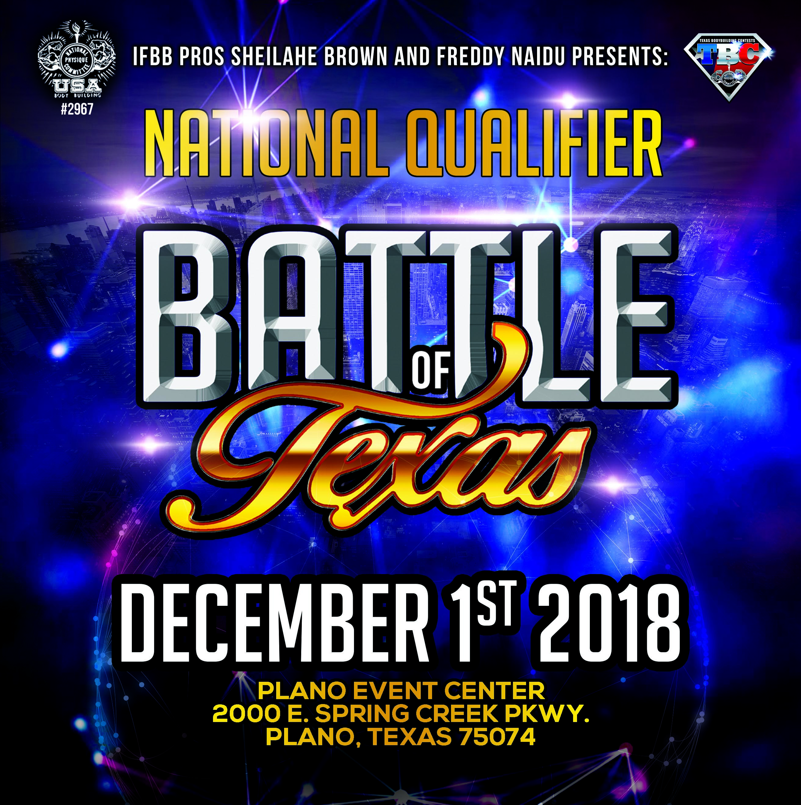 2018 Battle of Texas Texas National Physique Committee