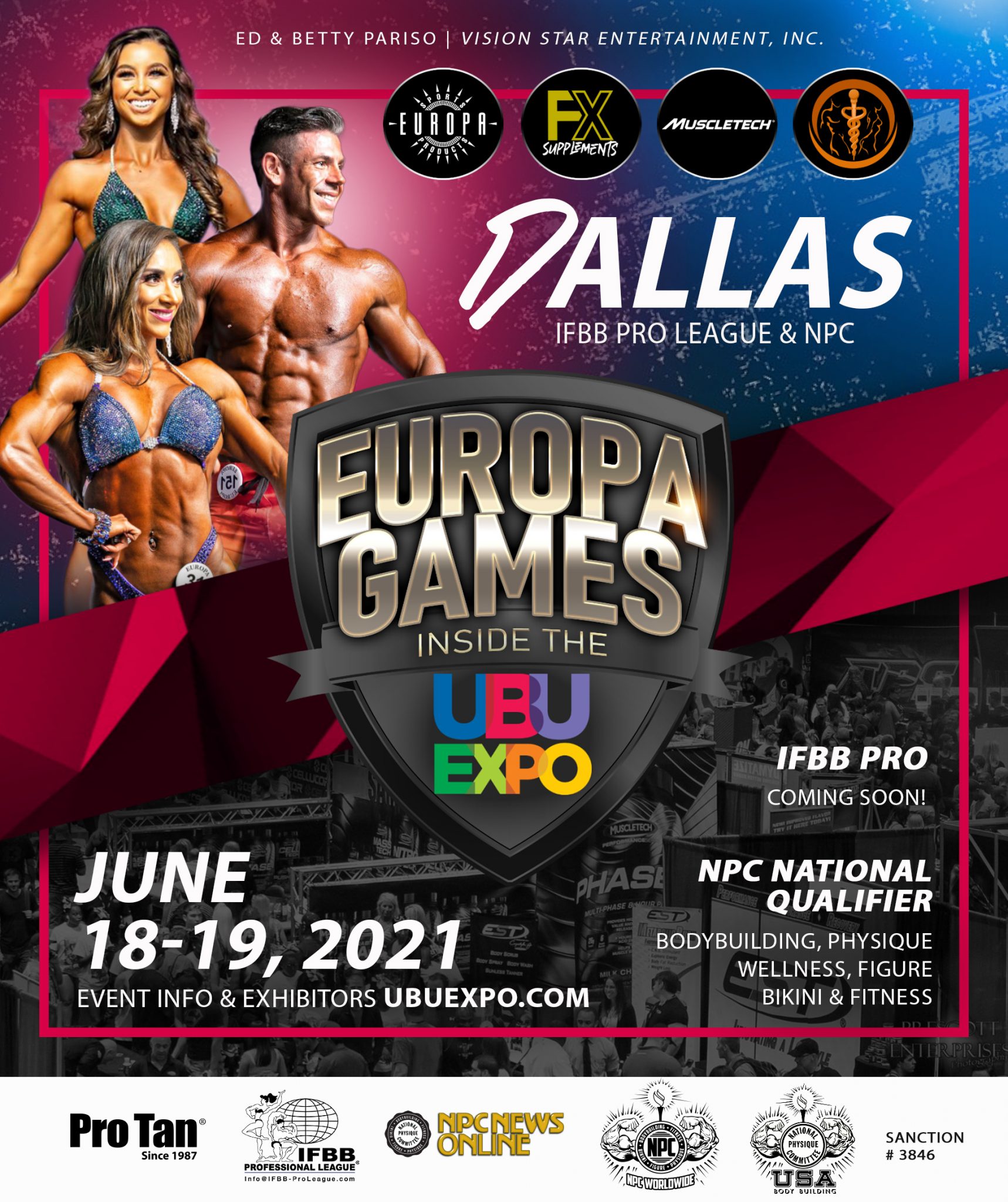 2021 Europa Dallas Texas Bodybuilding Contests